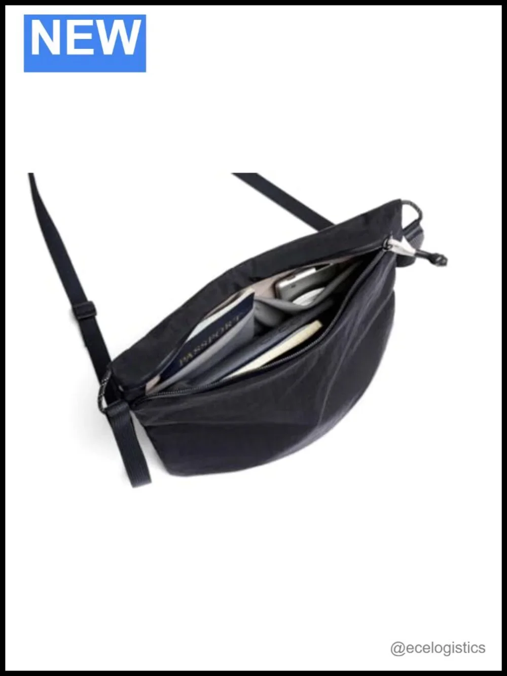 Bellroy Lite Sacoche Crossbody Bag Adjustable Strap Water Resistant Recycled